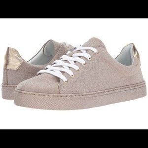 Schutz Clayton Rose Gold/ Silver sneakers